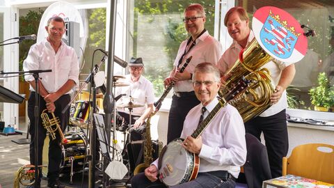 Ministerpräsident Volker Bouffier auf dem AWO Konzert in Gießen der Reihe 75 musikalische Begegnungen.