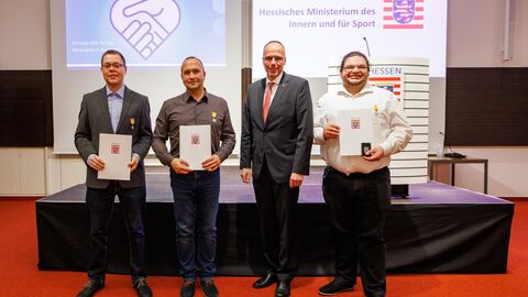 Geehrte Rettungsmedaille